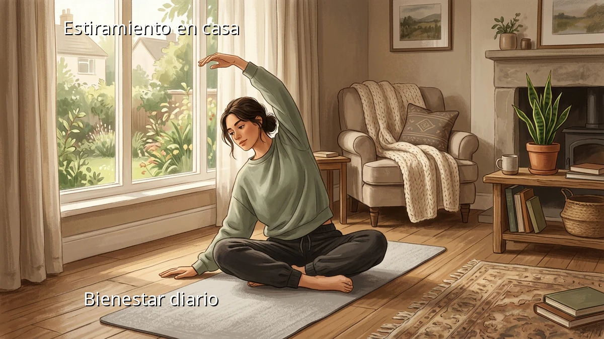 Estira glúteos en casa si pasas sentado