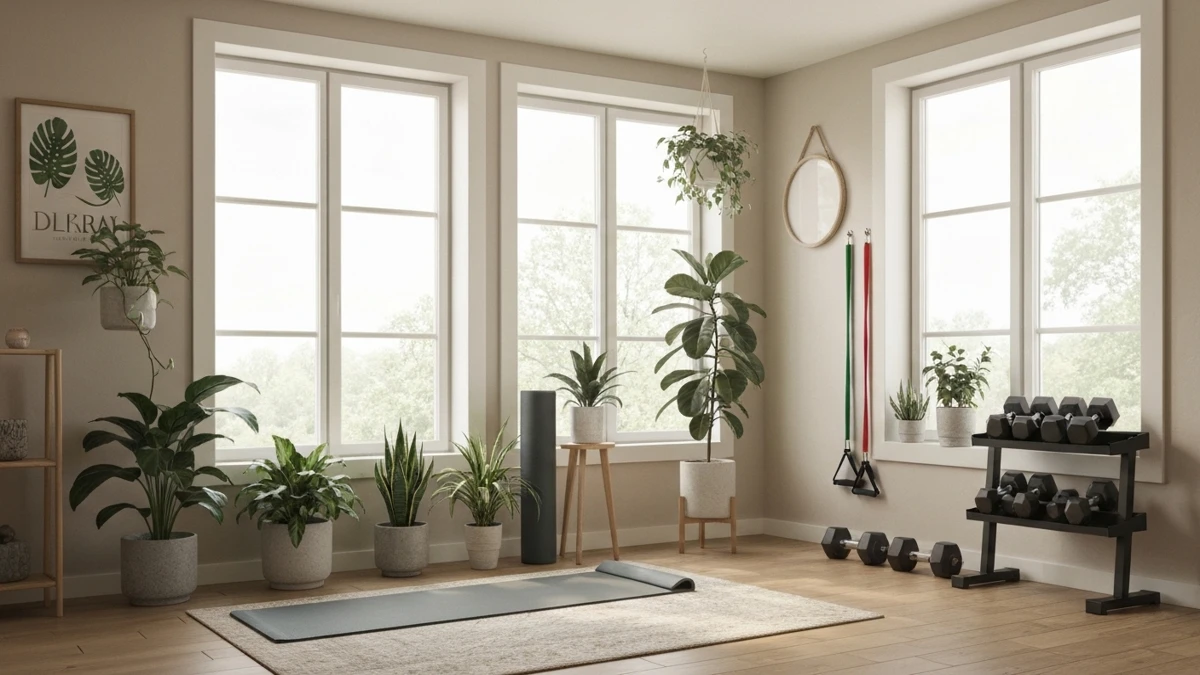 Crea un Espacio Motivador para Entrenar en Casa