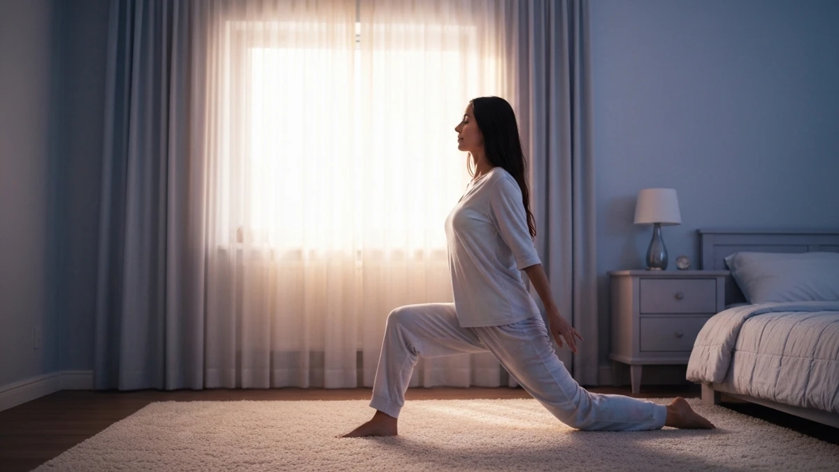 Yoga para dormir mejor: rutina nocturna en casa