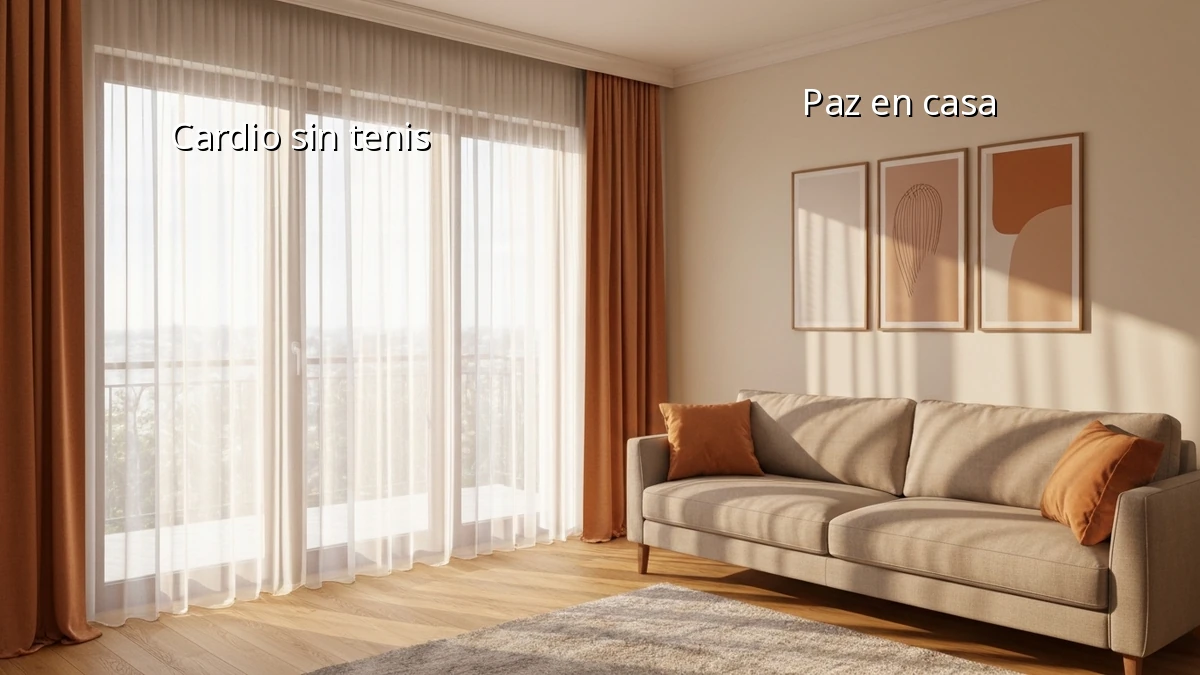 Cardio en casa sin tenis para mamás