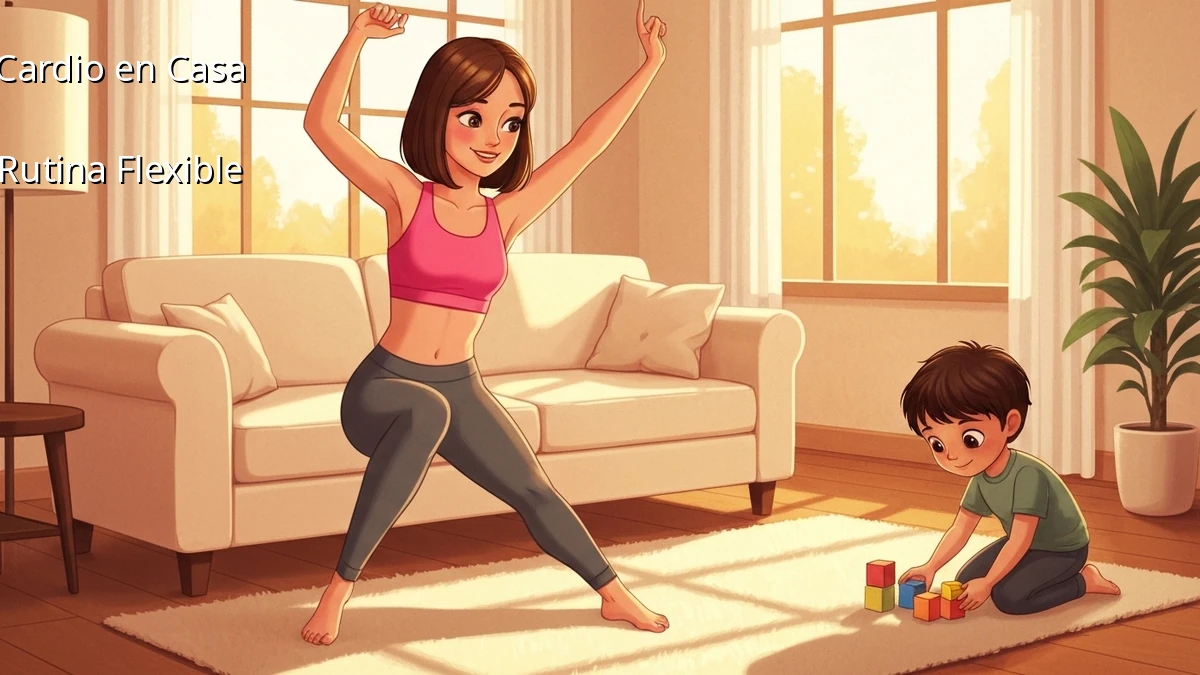 Cardio en Casa: Rutina Flexible sin Equipo para Mamás Ocupadas