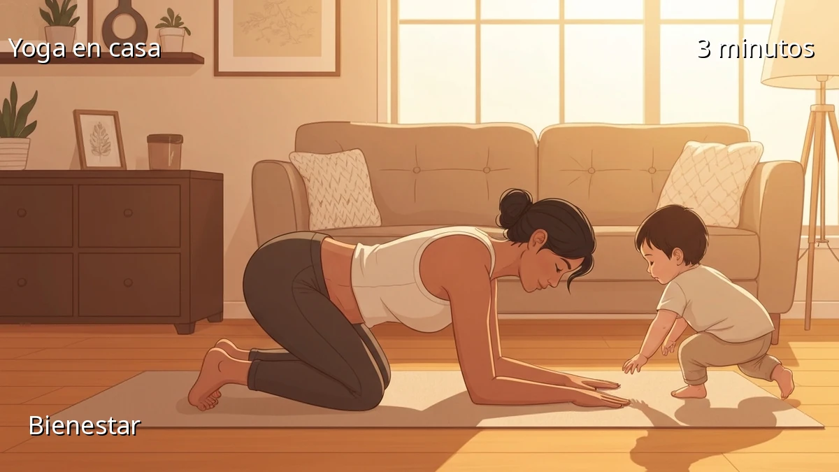 Yoga y Pilates en 3 Minutos: Rutinas Rápidas para Mamás Ocupadas en Casa