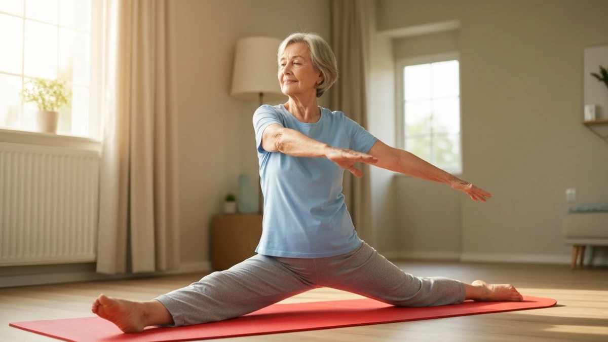Pilates para la tercera edad: ejercicios suaves en casa