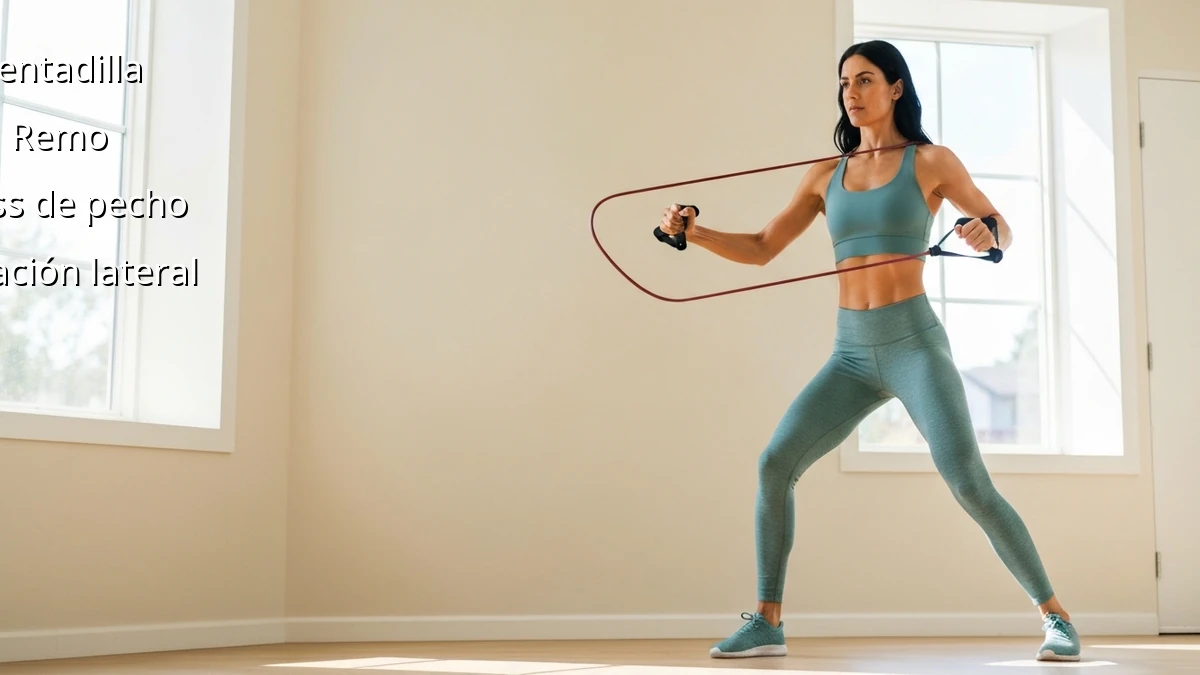 Fuerza en casa: Ejercicios con banda de resistencia