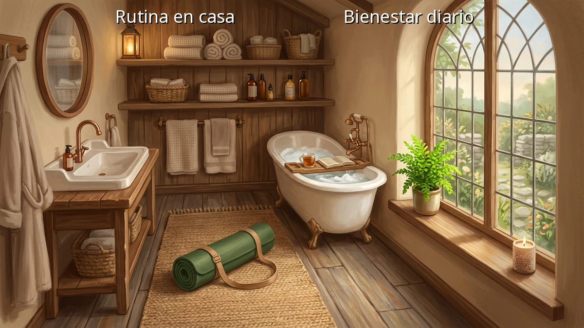 Fuerza en casa fácil antes de bañarte
