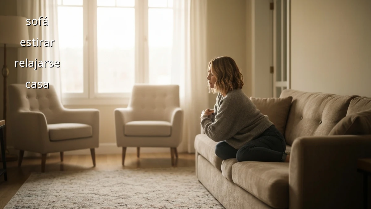 Estiramientos con el Sofá en Casa: Relájate