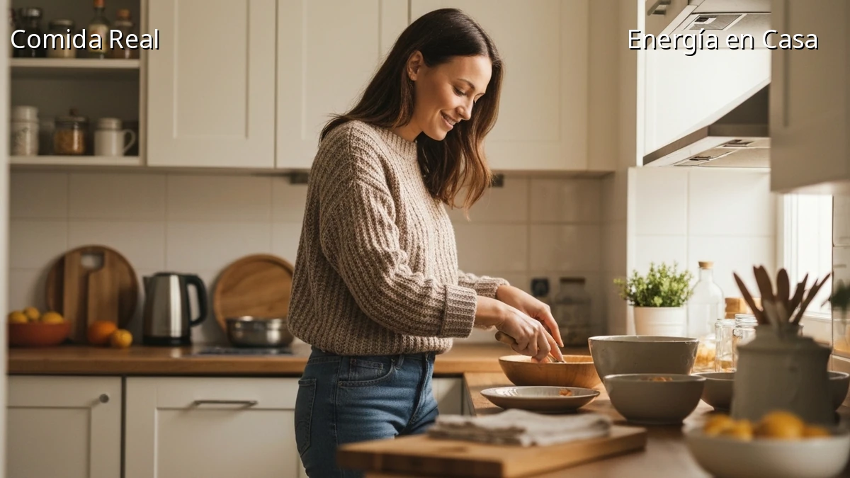 Nutrición Real: Come Bien en Casa Aunque tu Día Sea un Caos