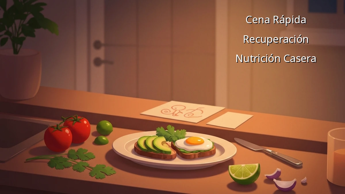 Cenas rápidas para recuperar energía en casa