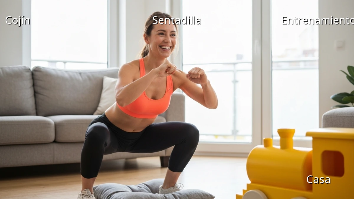Entrenamiento en casa: Usa cojines