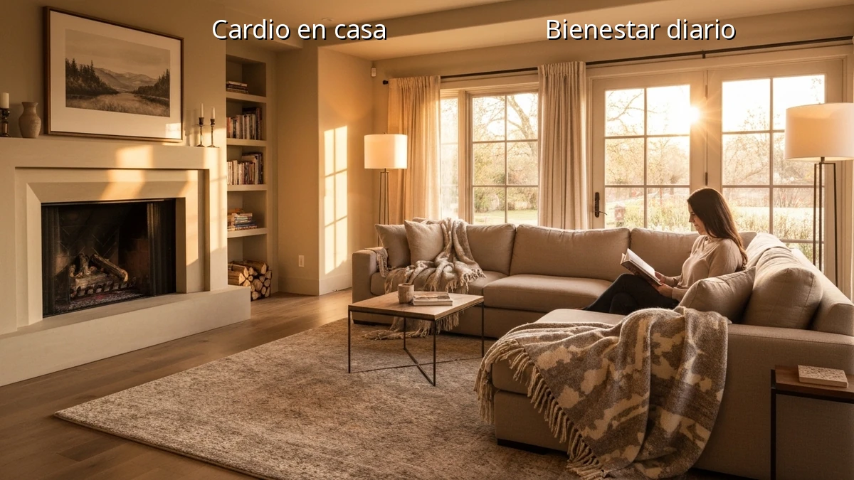 Cardio fácil frente a la tele en casa