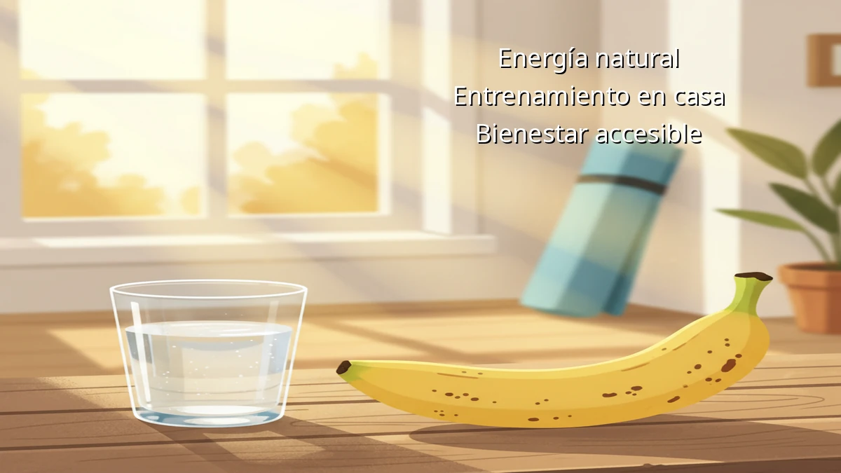 Plátano para entrenar en casa sin gastar