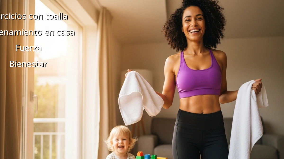 Fuerza en casa: Ejercicios con toalla