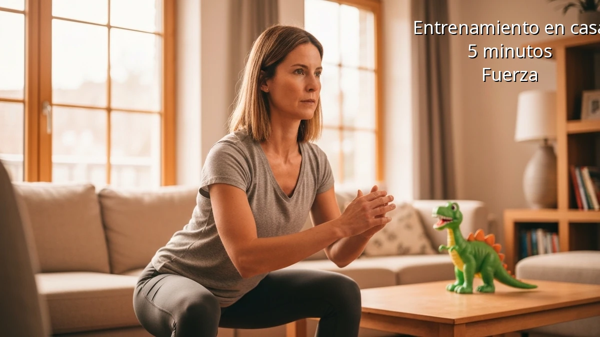 Fuerza en Casa: 5 Minutos para Principiantes Ocupados