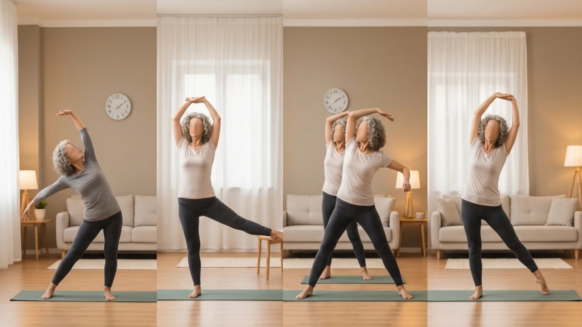 Estiramientos para Adultos Mayores en Casa: Suavidad