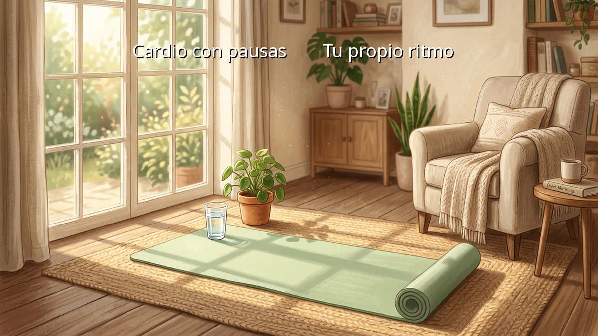 Cardio en casa si te cansas muy rápido