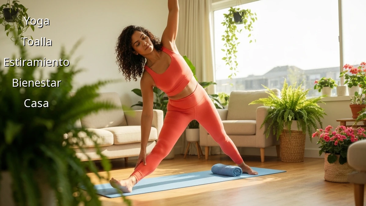 Yoga en casa: Fortalece tu core con una toalla