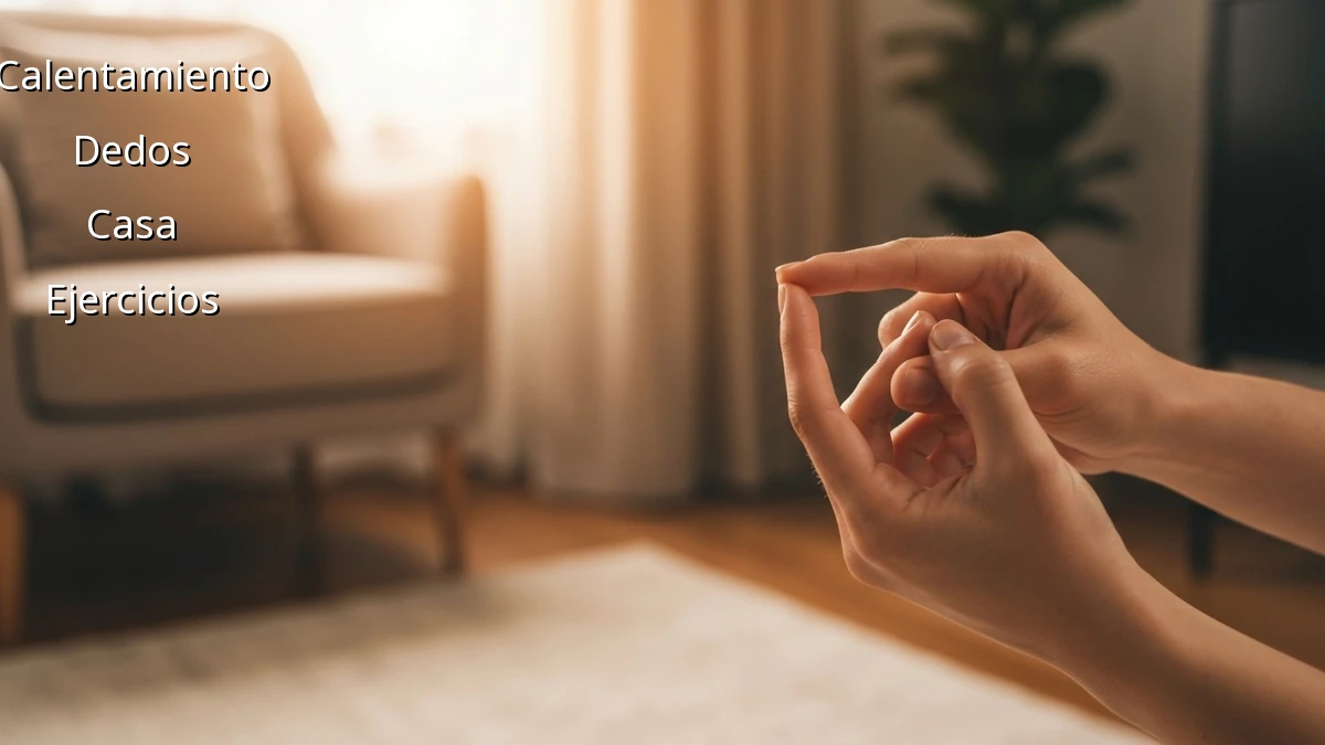 Calentamiento en Casa: ¡Activa tus Dedos sin Saltar!
