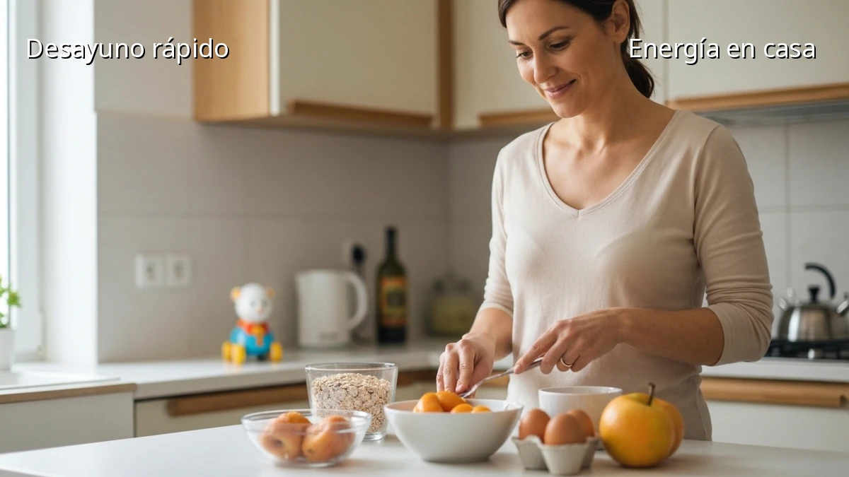 Desayunos rápidos para mamás que entrenan en casa