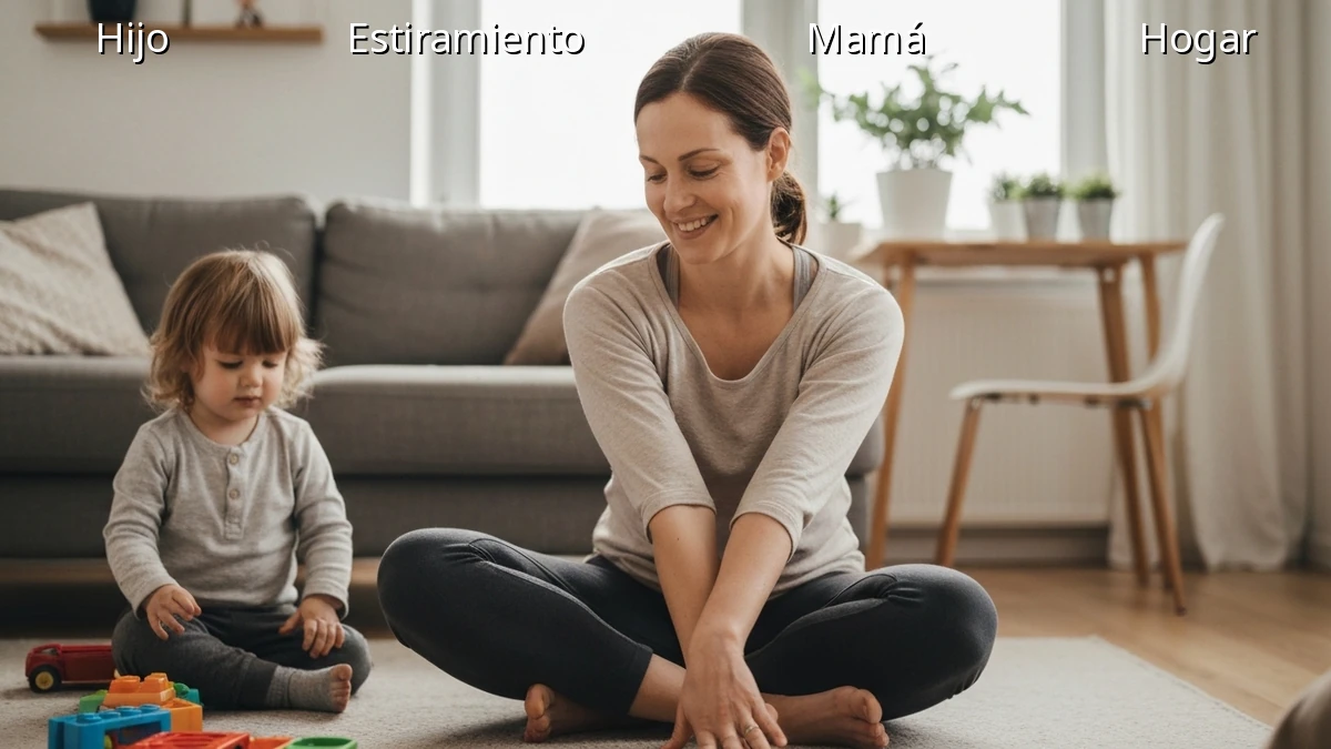 Estiramientos para Mamás: Actívate Fácil ¡Con Niños Cerca!